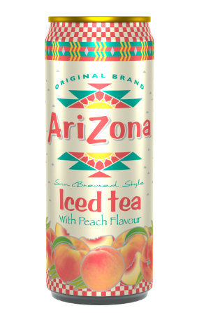 arizona iced tea 330ml peach