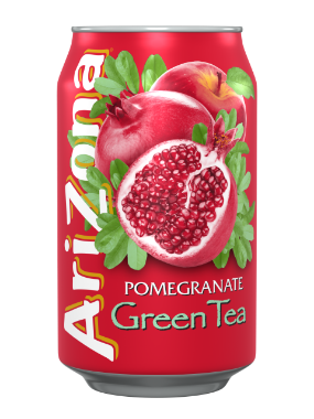 arizona iced tea 330ml pomegrante